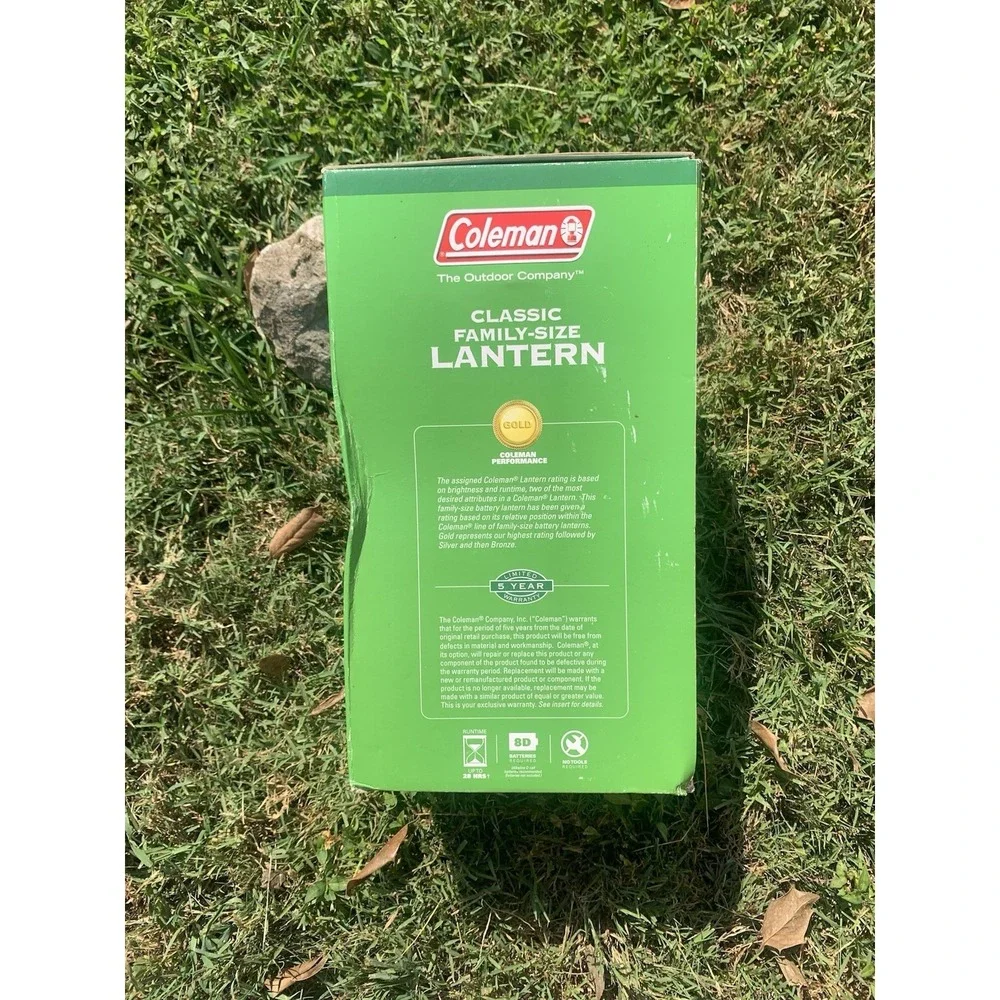 Coleman‎ Classic Family Size Large Lantern Battery Powered Camping Power Outage